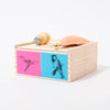 Wooden box with 2 bird calls on top, for house sparrow and nightingale | © Conscious Craft